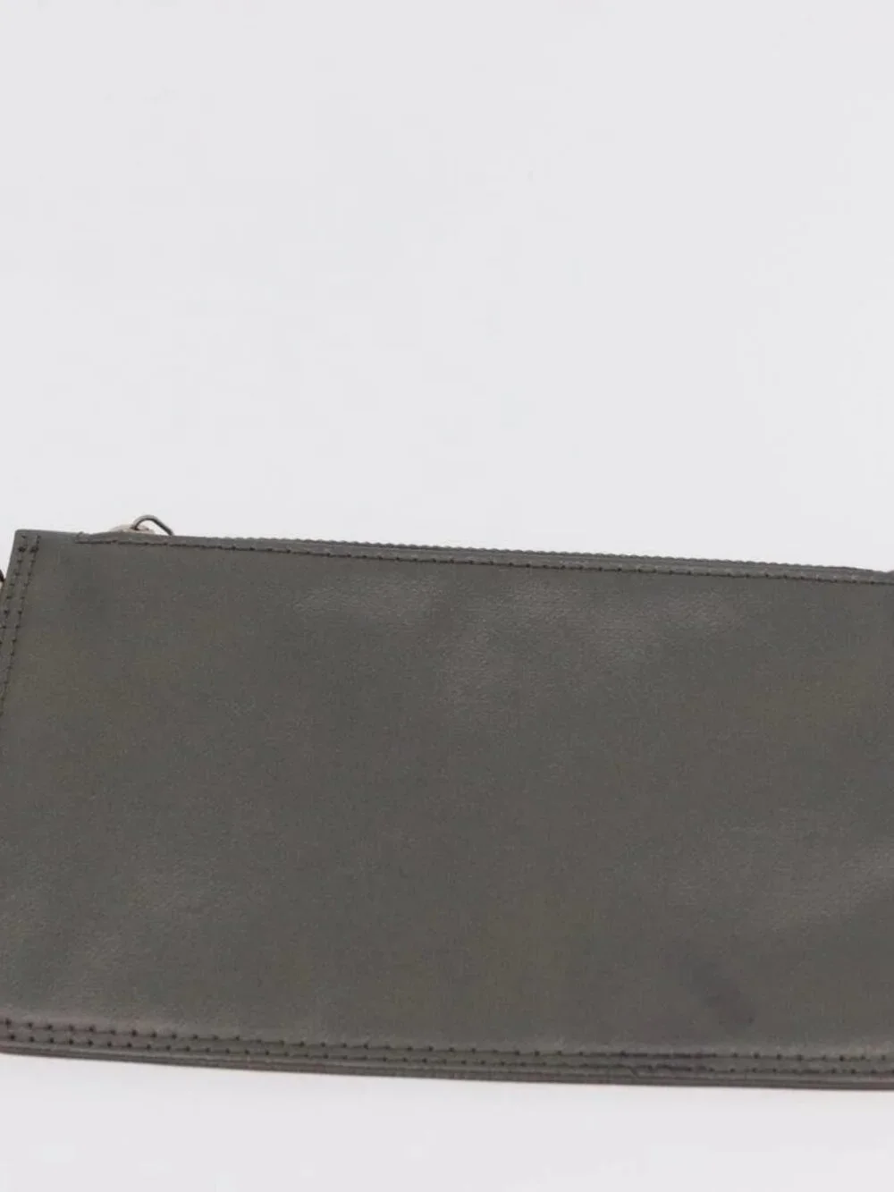 CHANEL Paris Biarritz MM Tote Bag Coated Canvas Silver CC Auth 182784